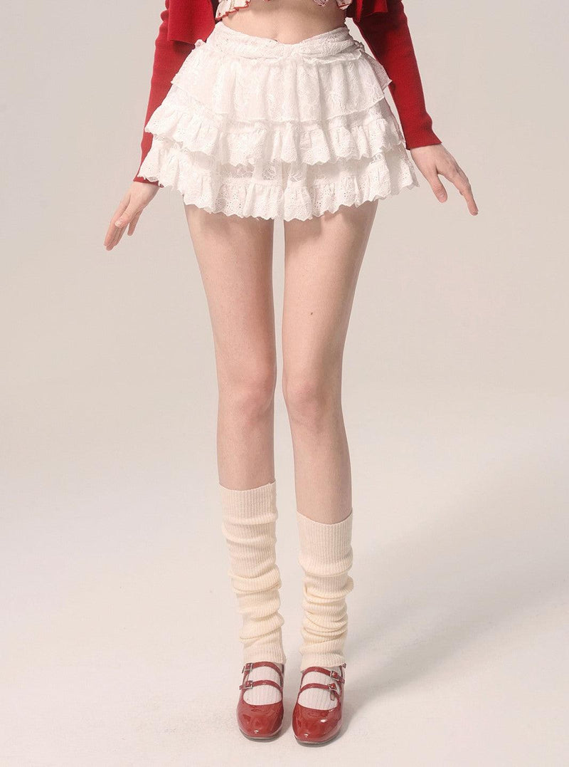 White Lace Ballet-inspired Cake Skirt