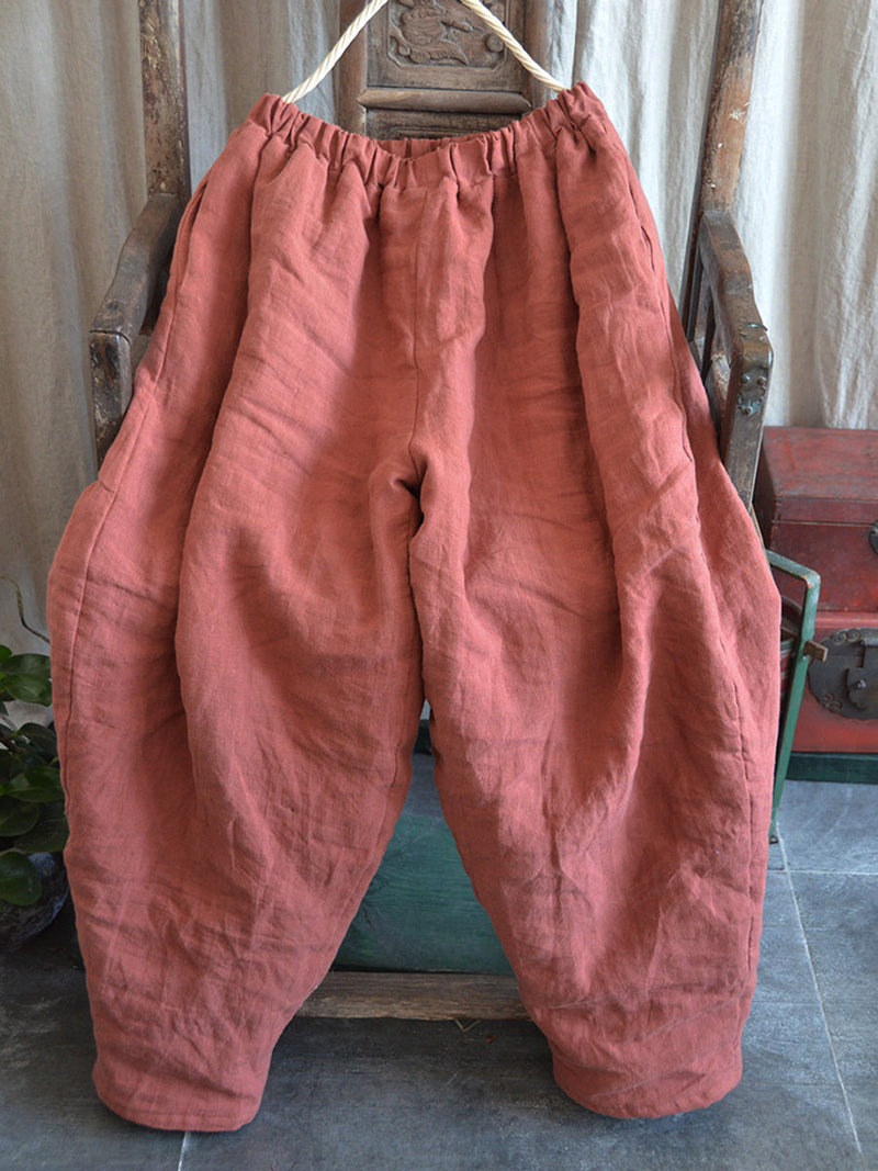 Winter Thicken Harem Pants Qu017