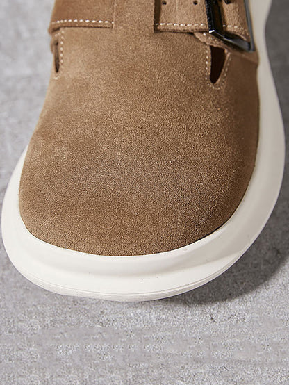 Summer Suded Leather Slippers As1015