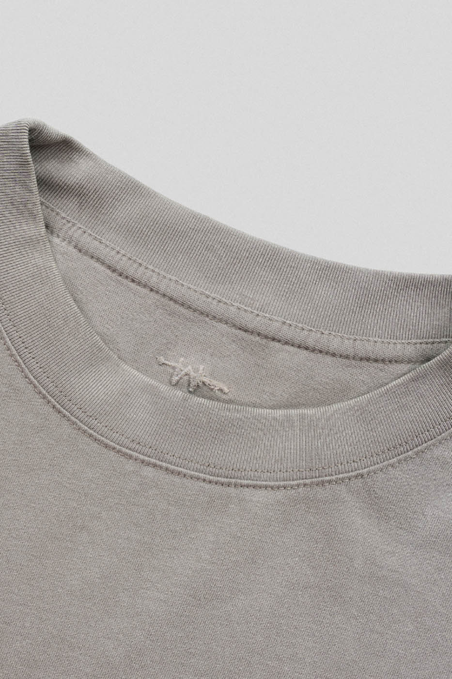 Stone Gray Oversized Army T-shirt