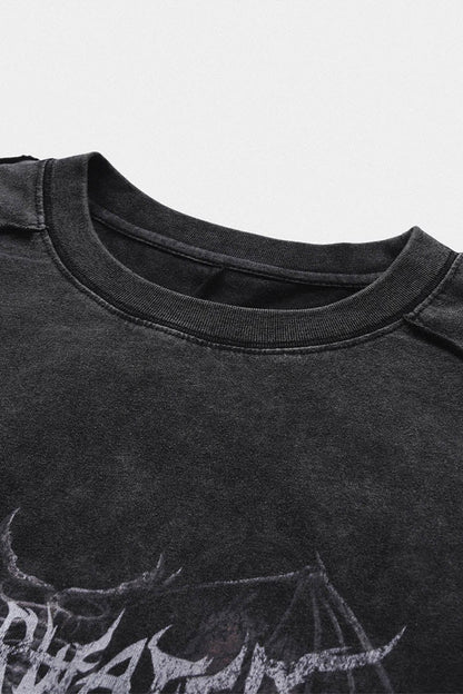 Raw Edge Gothic Washed T-shirt