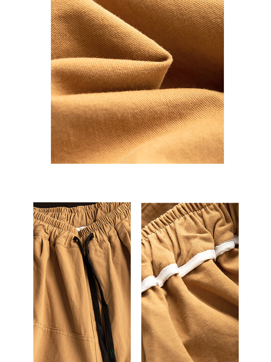 Autumn Spliced Cotton Harem Pants As1022