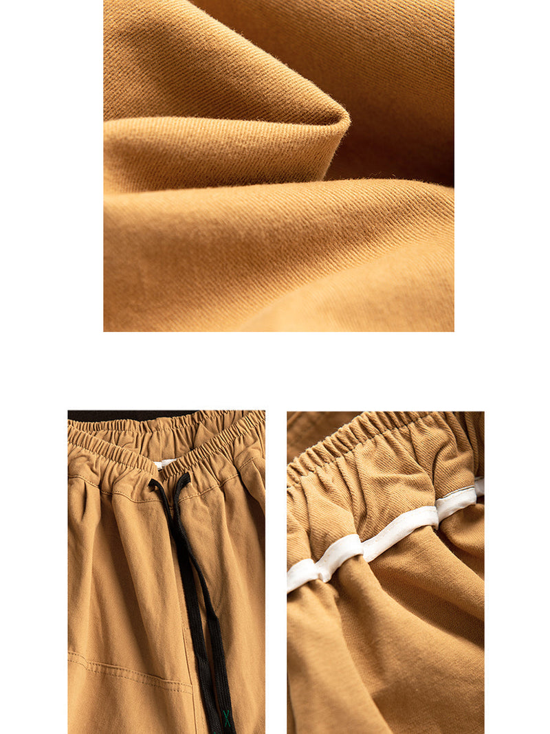 Autumn Spliced Cotton Harem Pants As1022