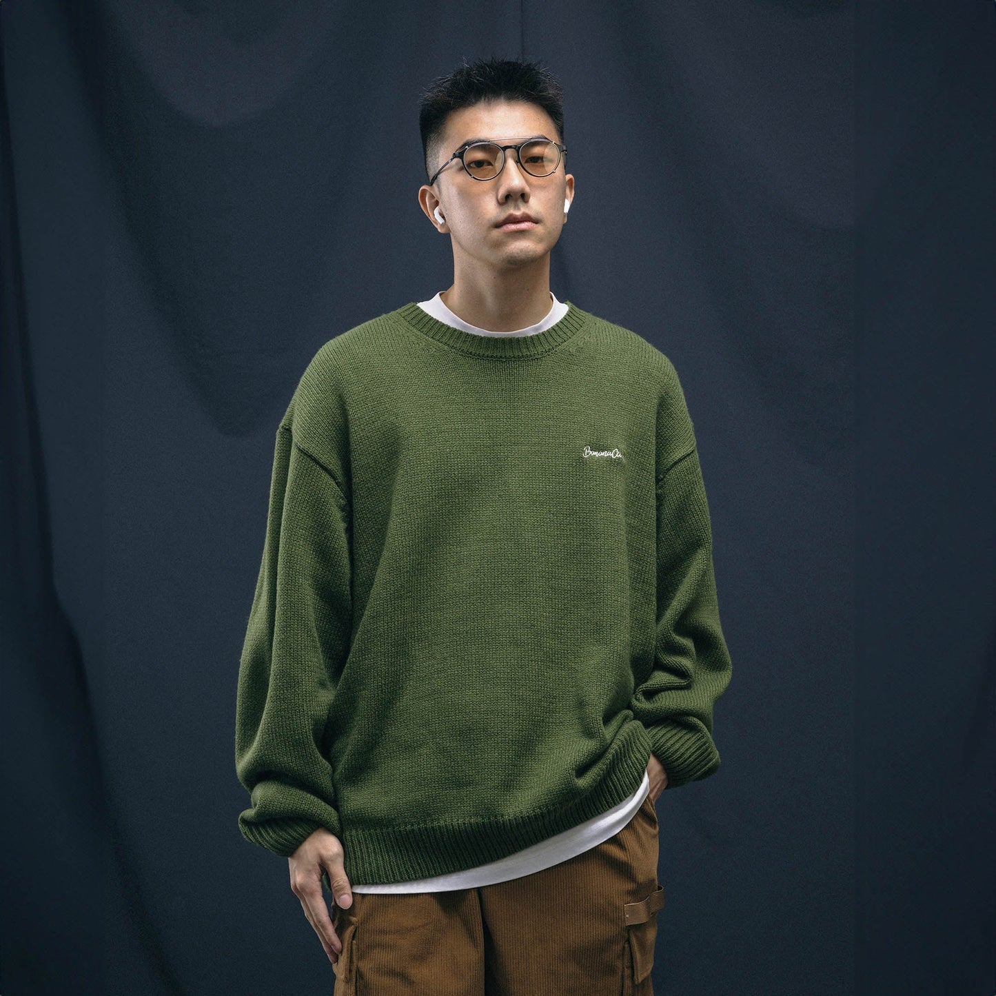 Basic Knit Pullover Sweater