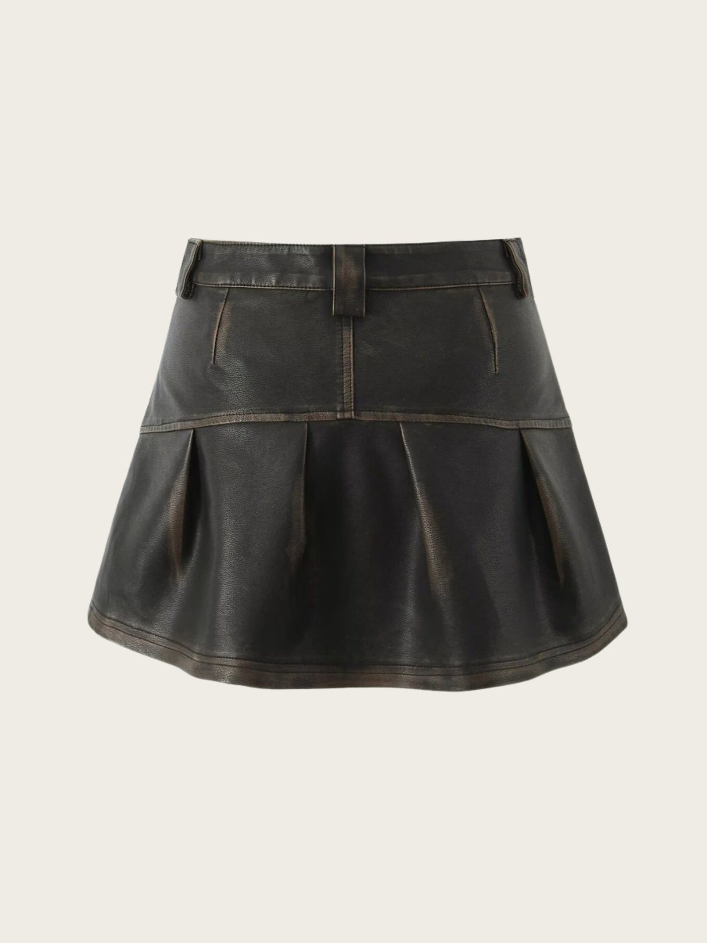 Renna Faux Leather Skirt