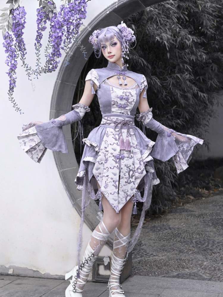 Chinese Qipao Inspired Lolita Skirt