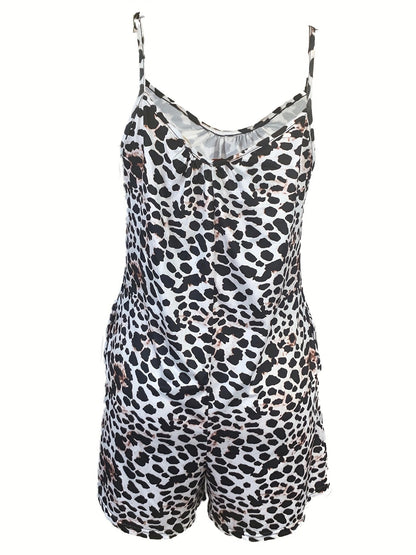 Summer Loose Strap Romper Jumpsuit