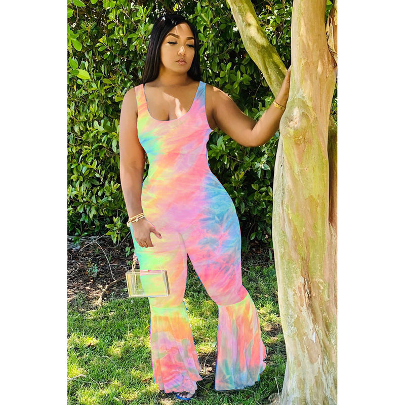 Clothing Gradient Vest Horn Jumpsuit