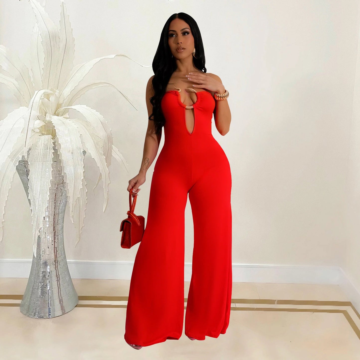 Wear Color Trousers Jumpsuit