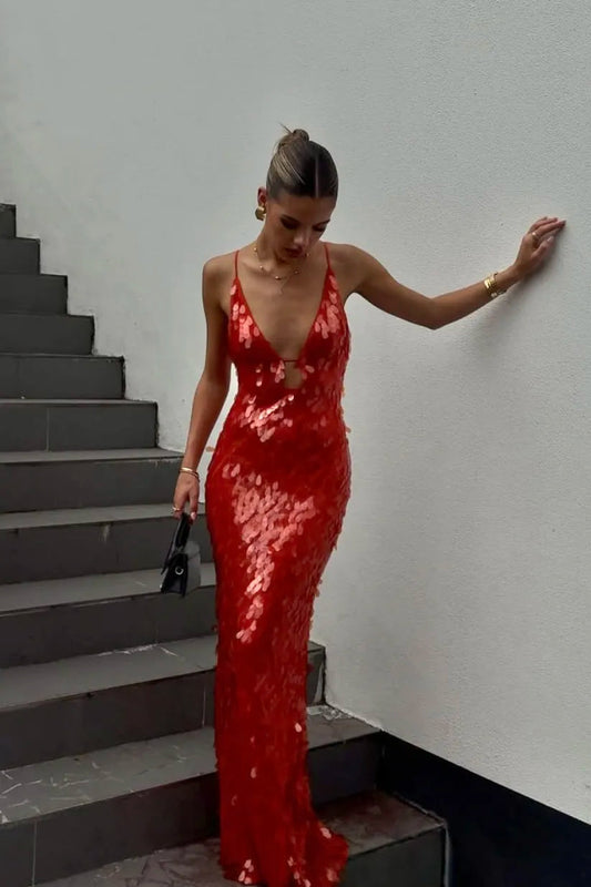 Kailani | Sequin Maxi Long Dress