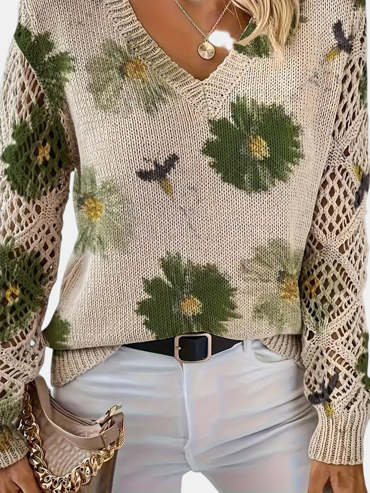 Yasmin - Blossom Knit Sweater
