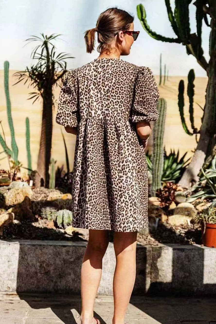 Tie Waist Shirt Mini Dress