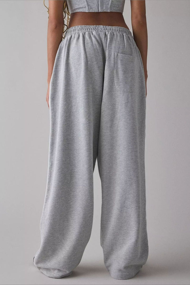 Elastic Waist Loose Fit Pants