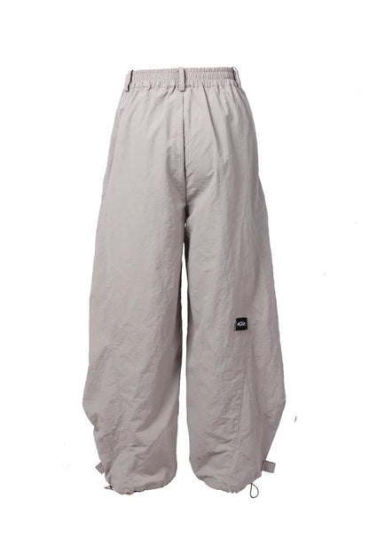 Pleated Spliced Track Pants