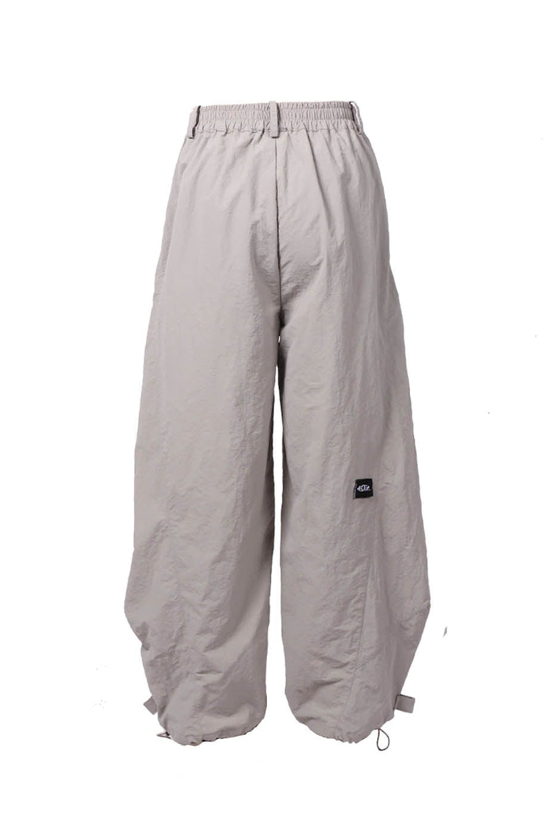 Pleated Spliced Track Pants