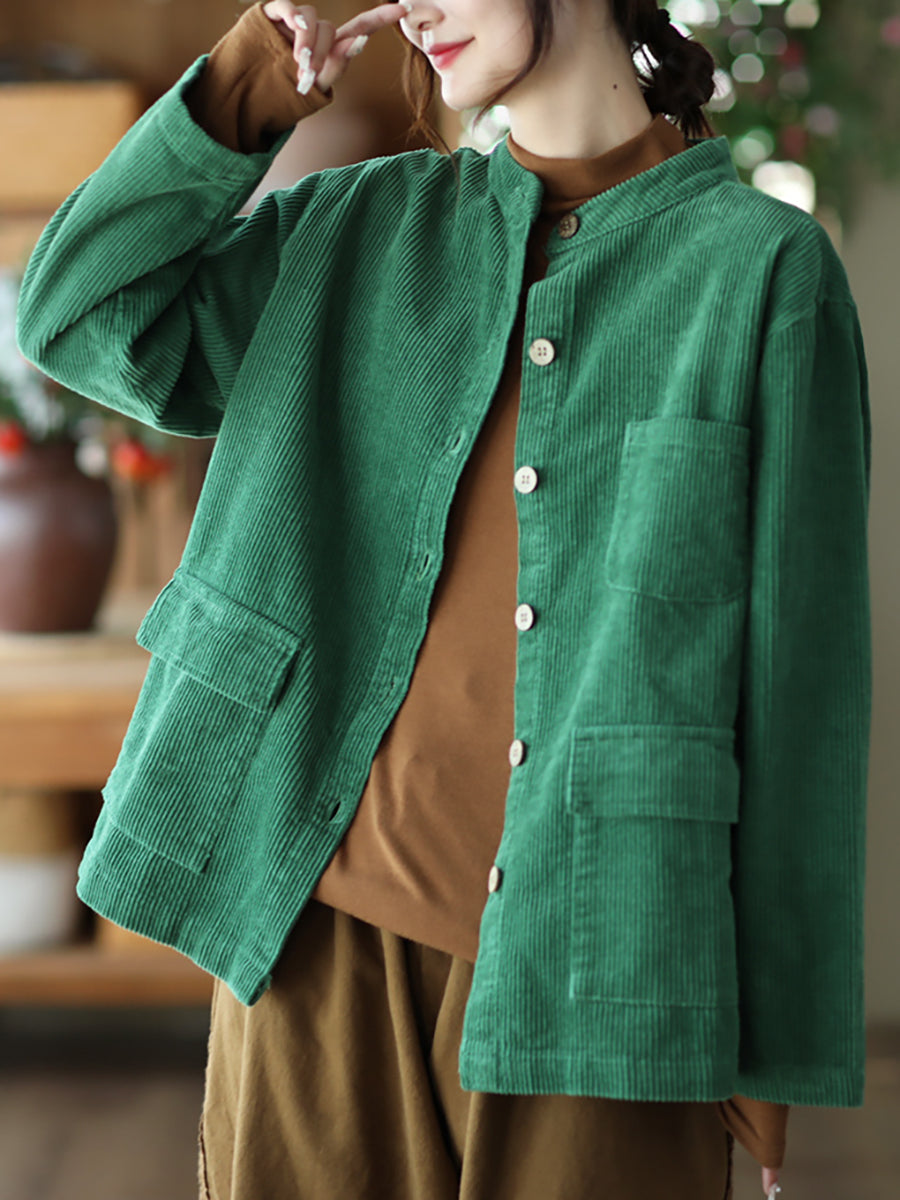 Cotton Corduroy Coat Av1045