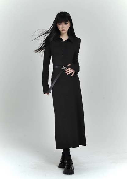 Dark Polo Maxi Dress
