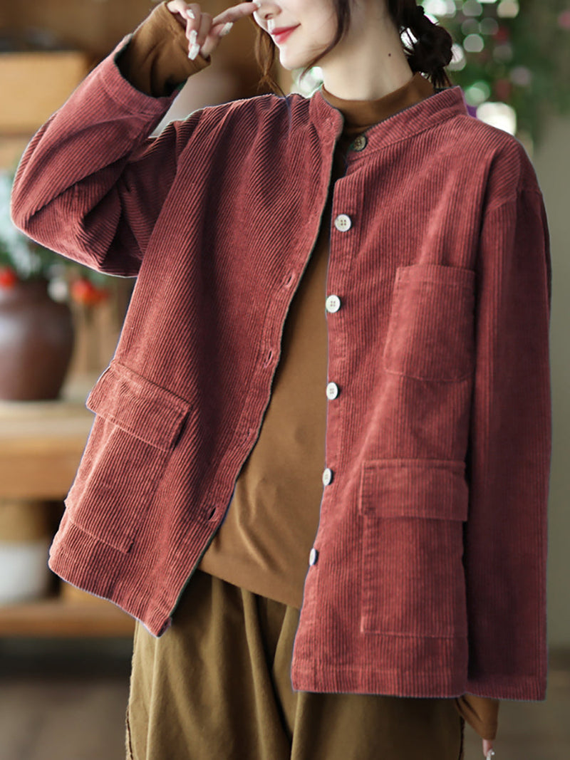Cotton Corduroy Coat Av1045