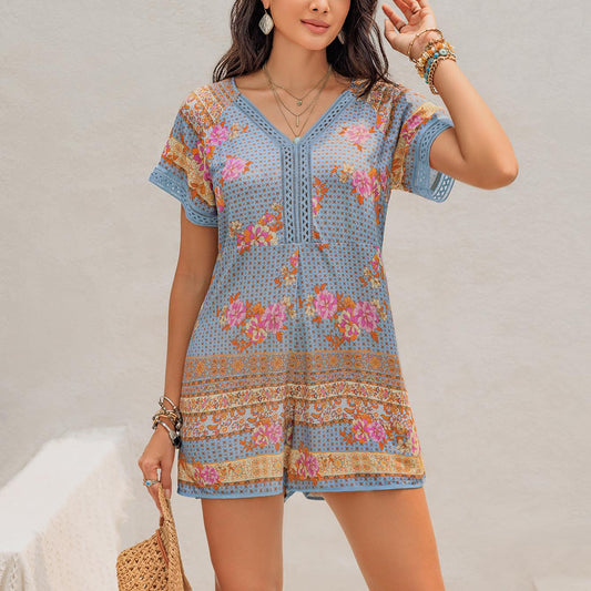 Mixed Batch Delivery Seaside Vacation V Neck Jumpsuit