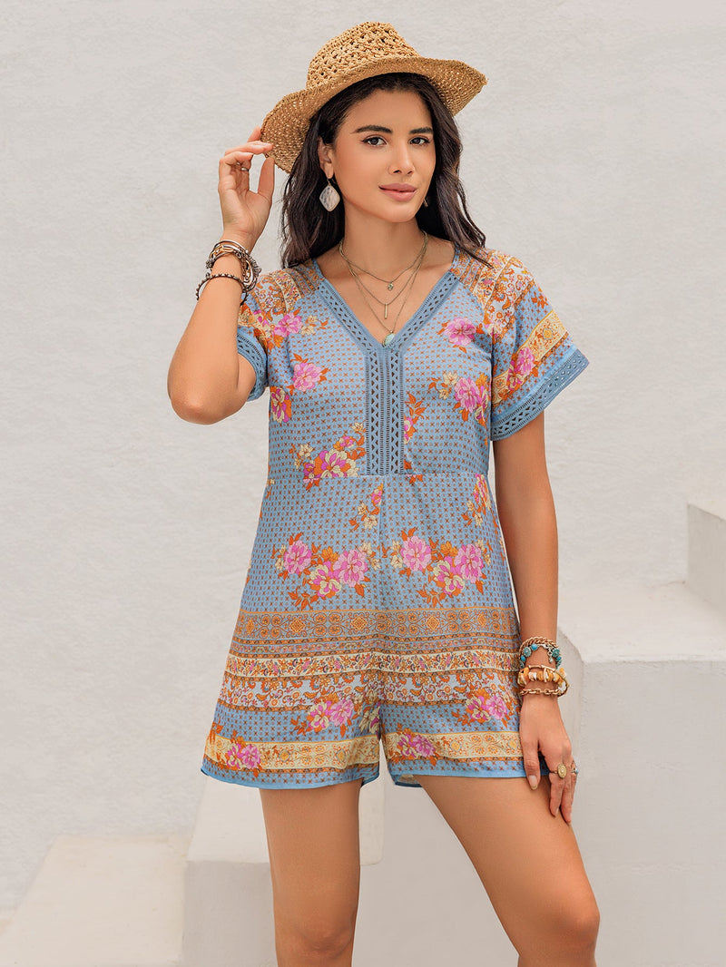 Mixed Batch Delivery Seaside Vacation V Neck Jumpsuit