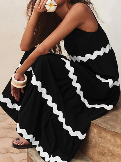 Sleeveless Top and Long Skirt