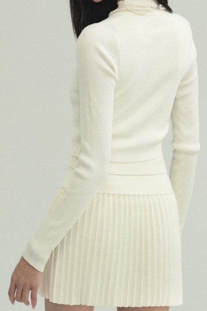 French Knitted Three-piece Set