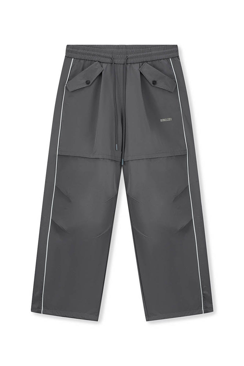 Wide Paneled Track Pants