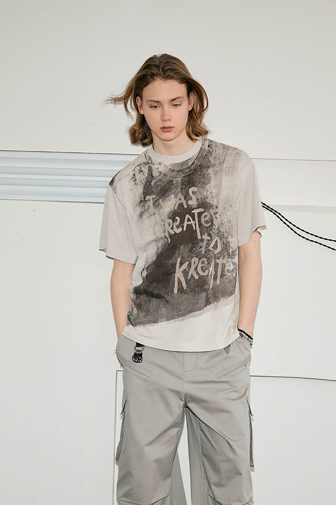 Distressed Graphic Print T-shirt
