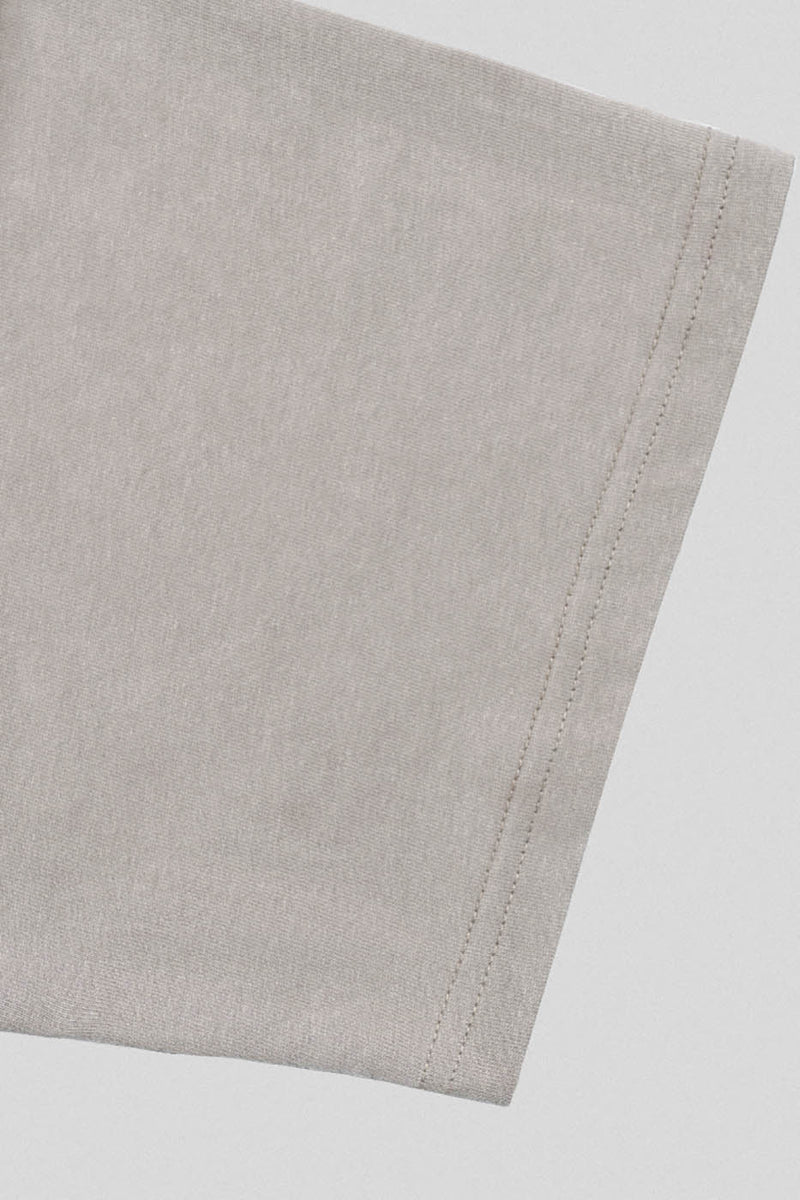 Stone Gray Oversized Army T-shirt