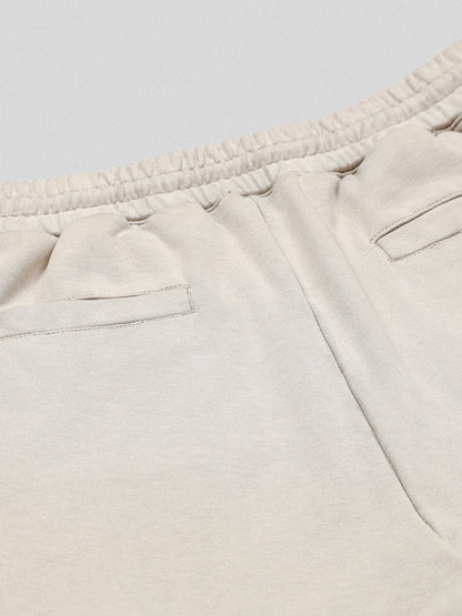 Distressed Spliced Sweatpants