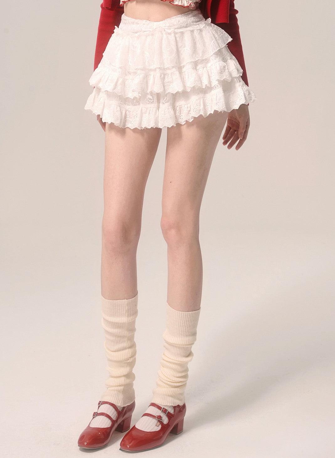 White Lace Ballet-inspired Cake Skirt