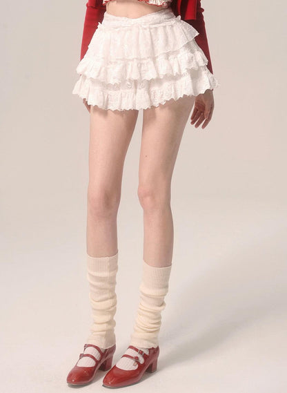 White Lace Ballet-inspired Cake Skirt