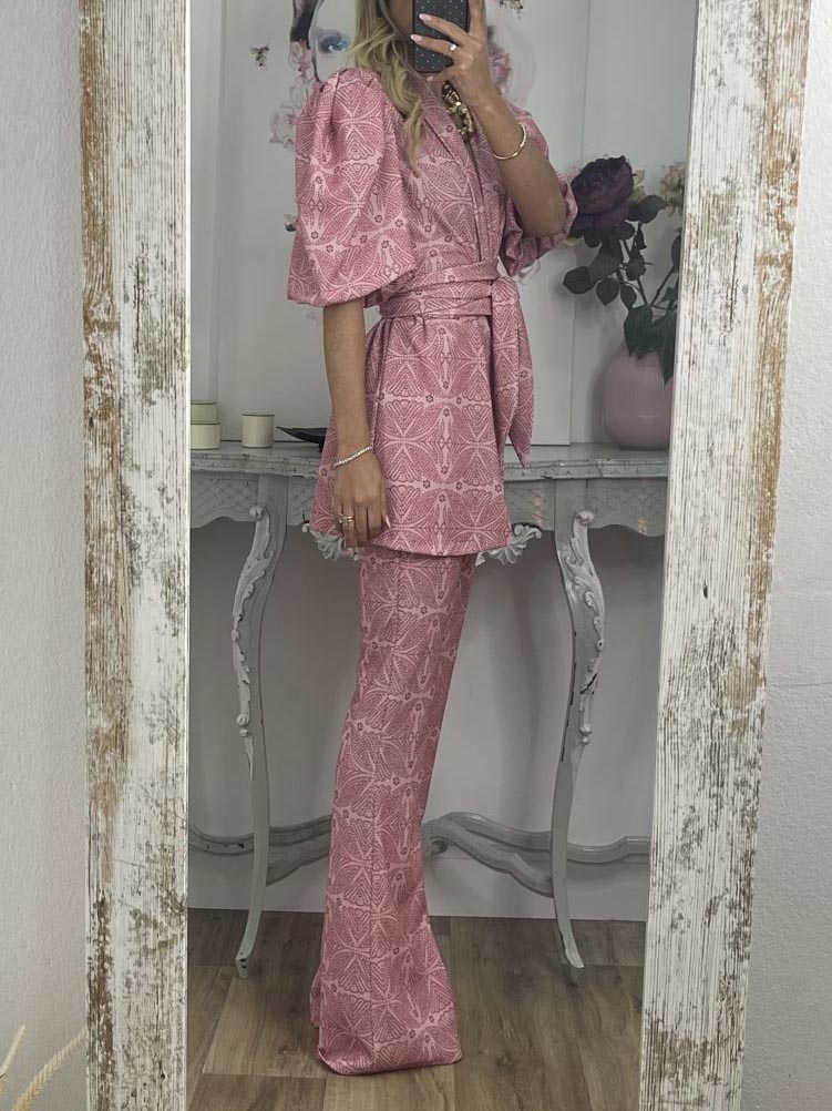 Style Printed Flared Pants