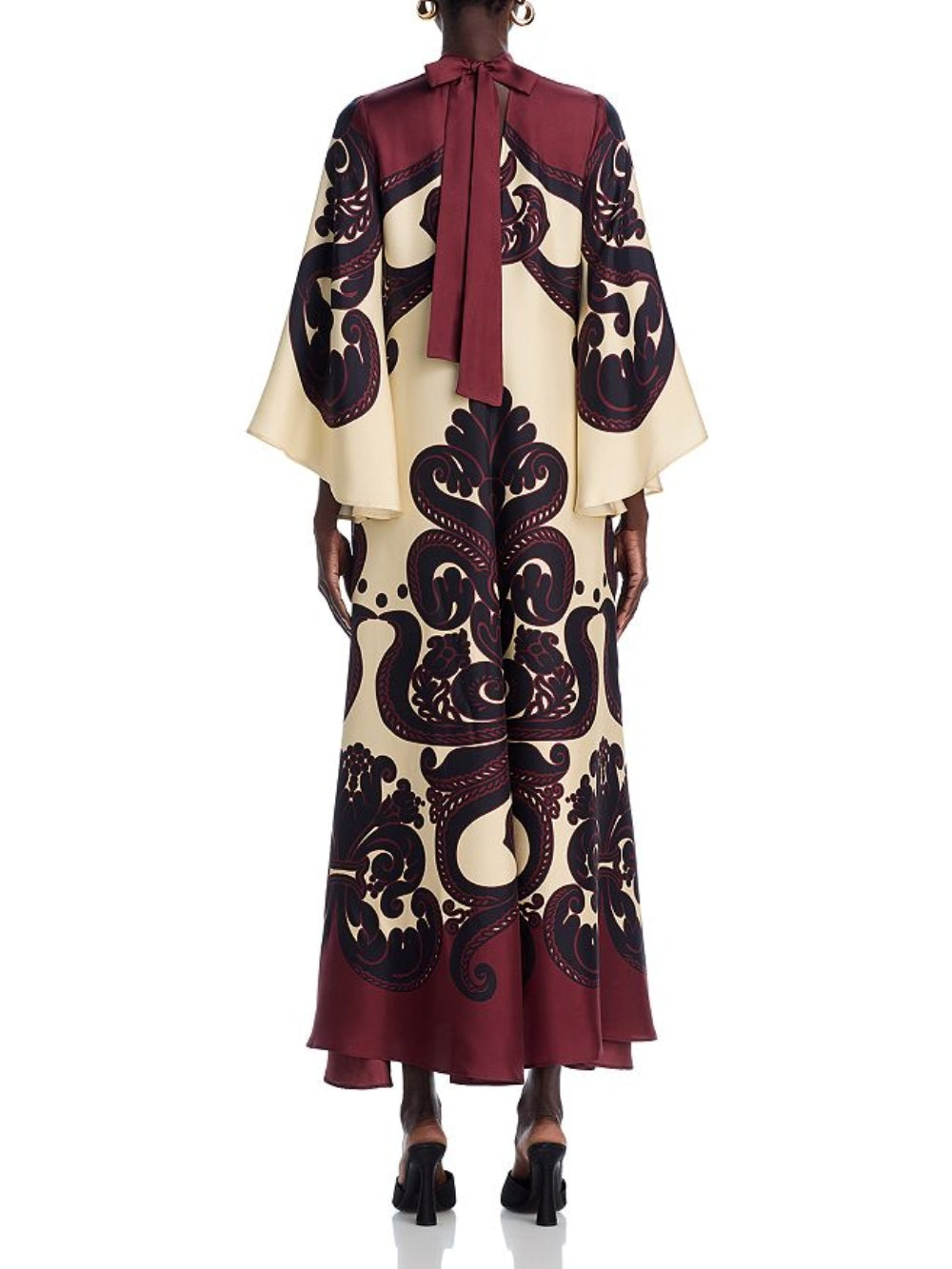 Elegance Ease Grenadilla Print Maxi Dress