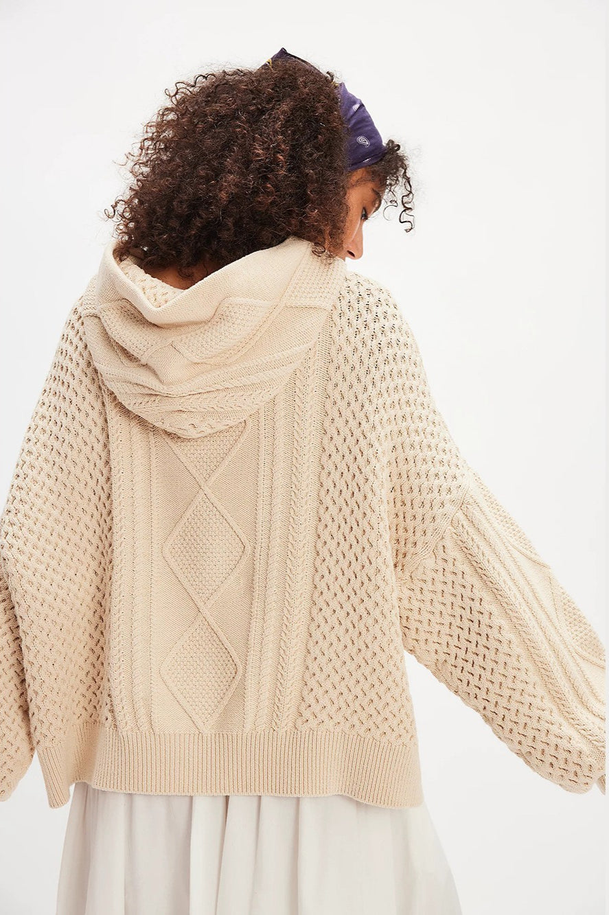 Hooded Knit Sweater
