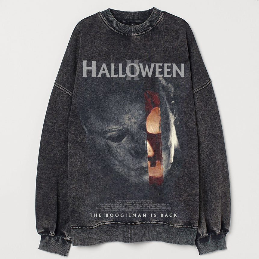 Halloween Movie Printed Sweatshirt
