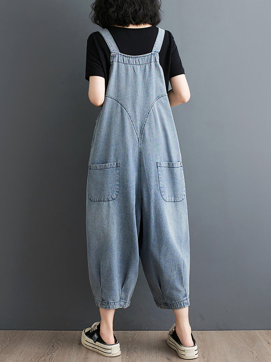 Summer Loose Denim Jumpsuits Xx1050