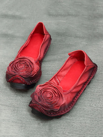 Summer Flower Leather Shoes Pp1033
