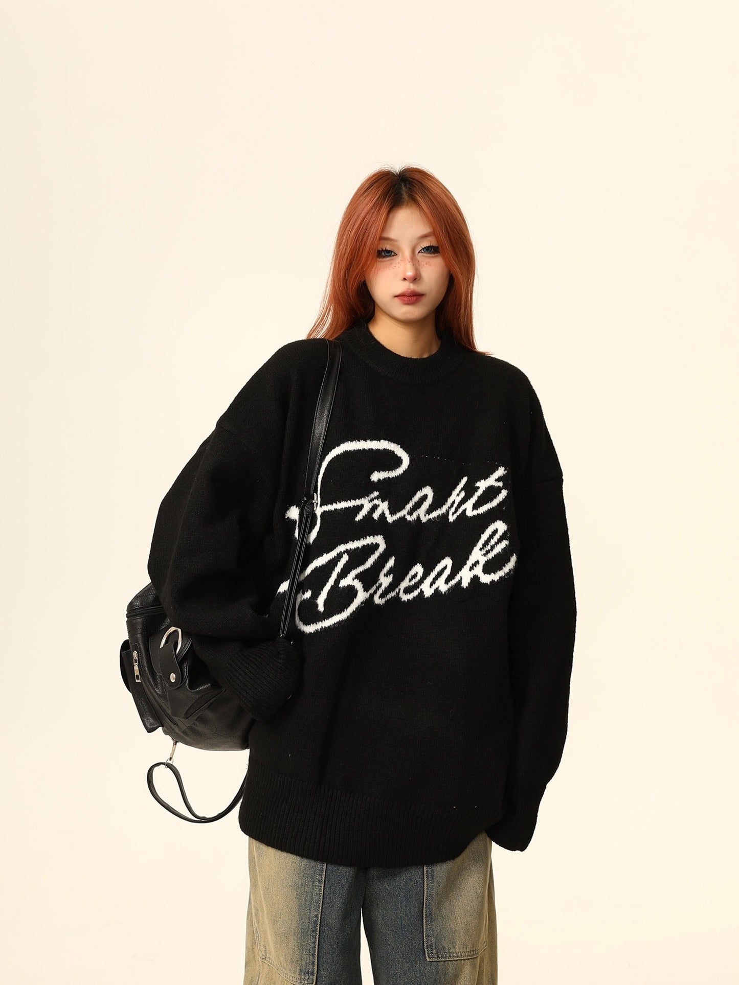 Smart Break Oversized Sweater Jacket