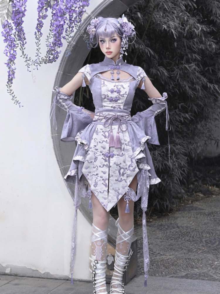 Chinese Qipao Inspired Lolita Skirt