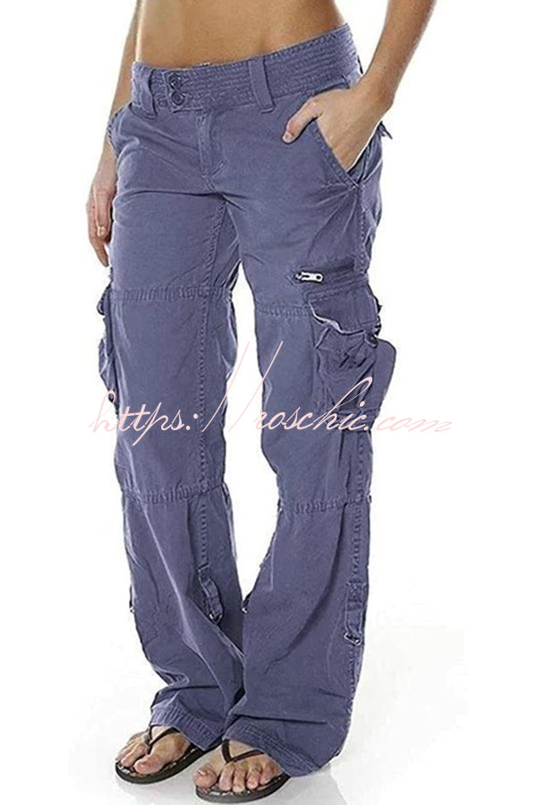 Tactical Active Loose Multi-pockets Cargo Pants
