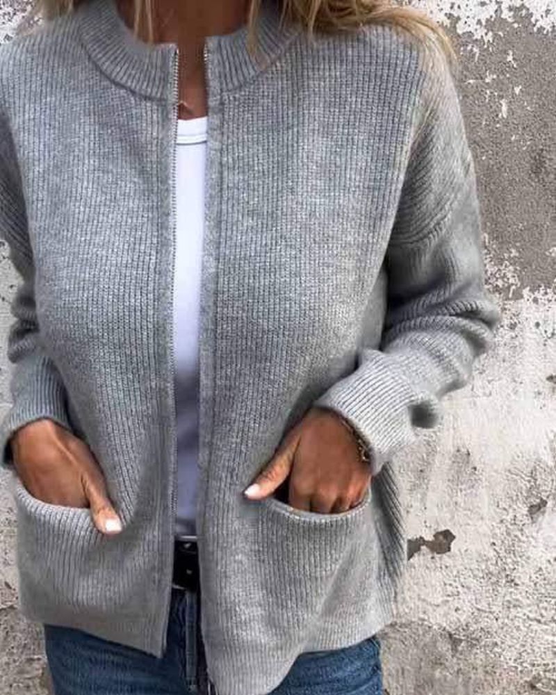 Sol - Aura Ribbed Cardigan