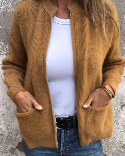 Sol - Aura Ribbed Cardigan