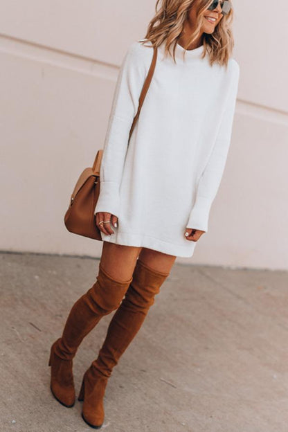 Come My Way Sweater Dress