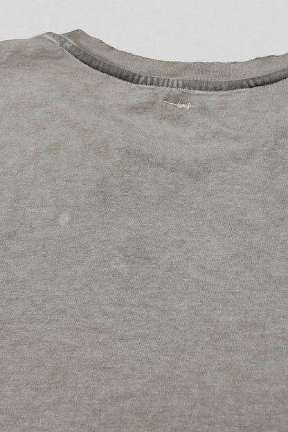 Washed Structured Grey T-shirt