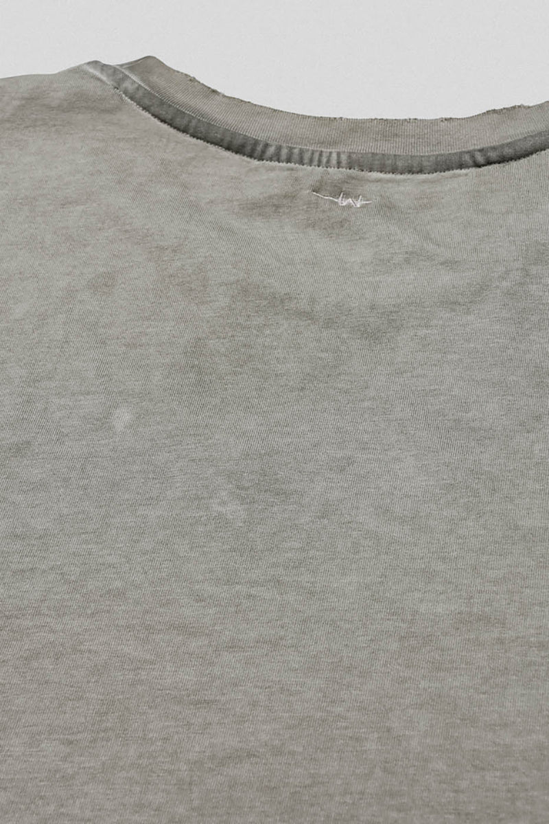 Washed Structured Grey T-shirt