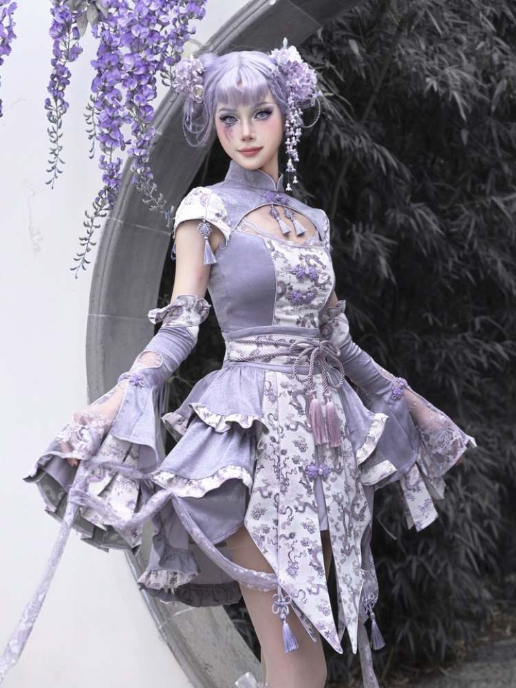 Chinese Qipao Inspired Lolita Skirt