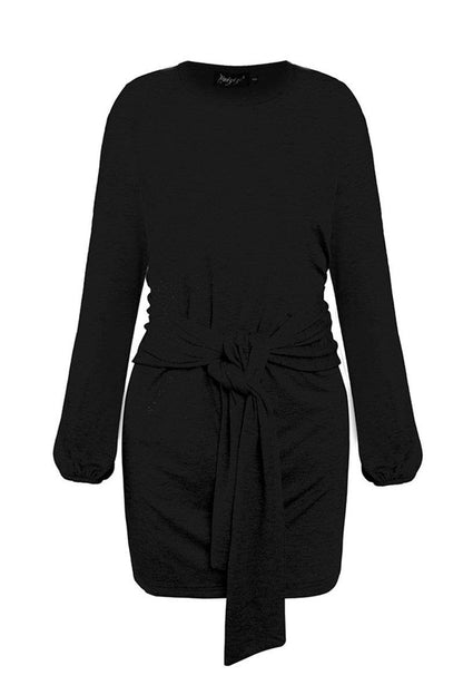 New Mini Dress With Belt