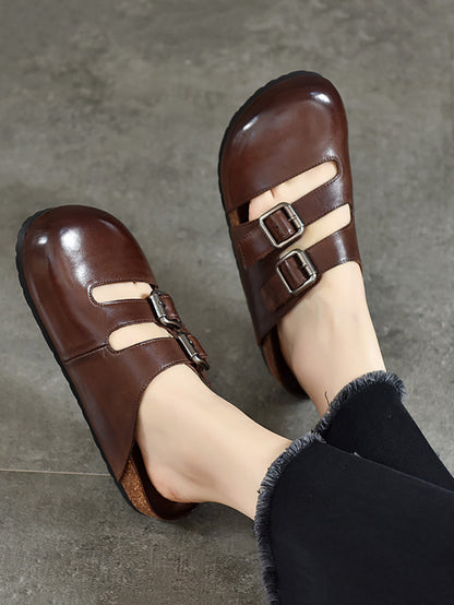 Summer Leather Flat Birkenstock Slippers Ui1024