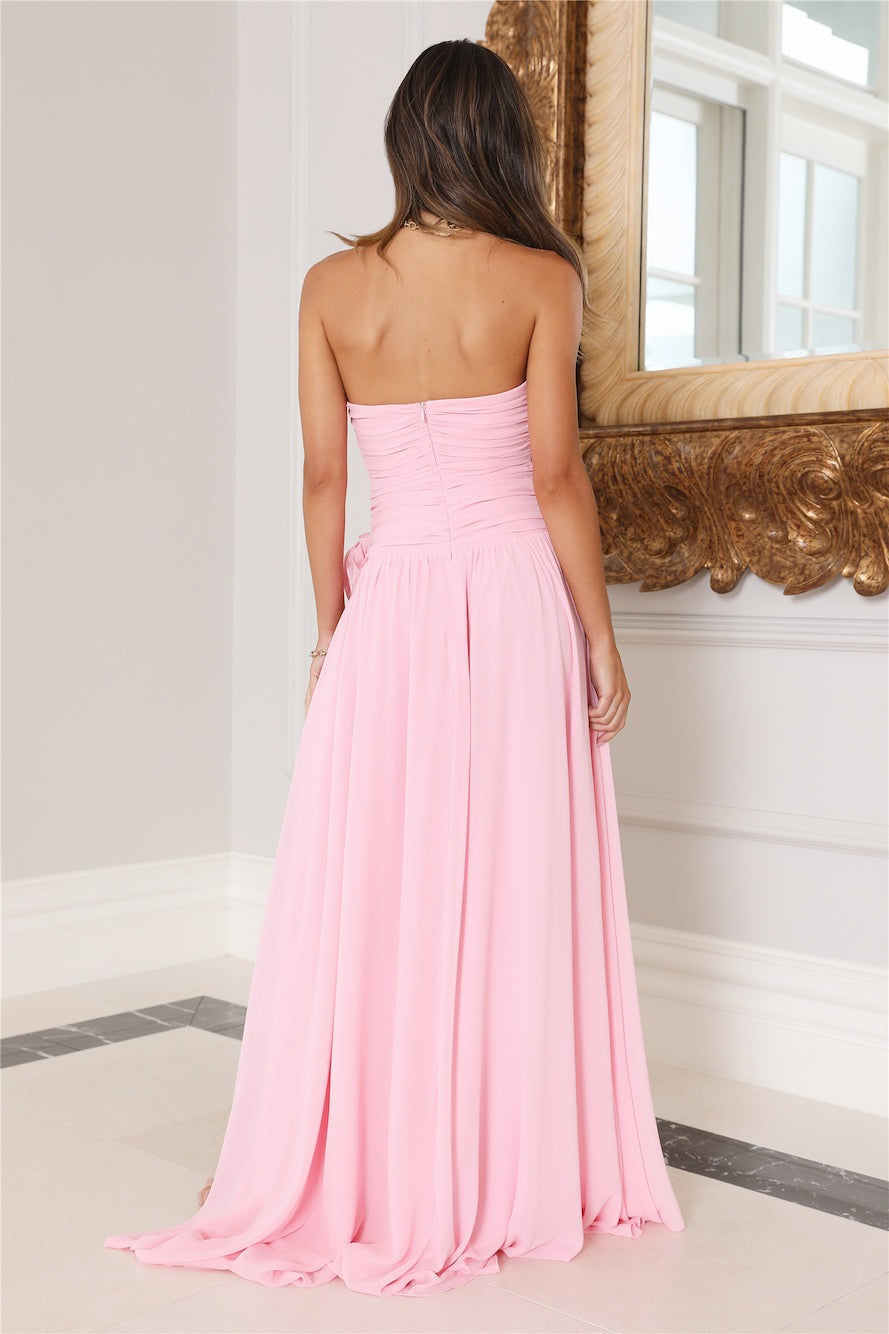 Middle Eastern Off-shoulder Ruched Maxi Dress